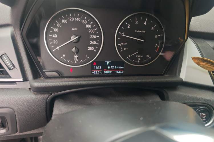 Used BMW 2 Series Active Tourer 2016 218i Leading Model Odometer Close Up