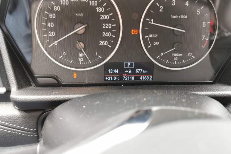 Used BMW 2 Series Active Tourer 2016 218i Sports Design Package Odometer Close Up