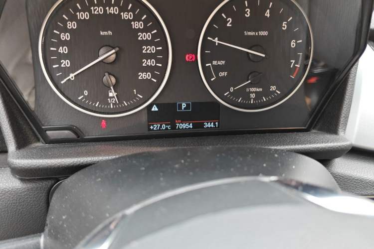 Used BMW 2 Series Active Tourer 2016 218i Leading Model Odometer Close Up