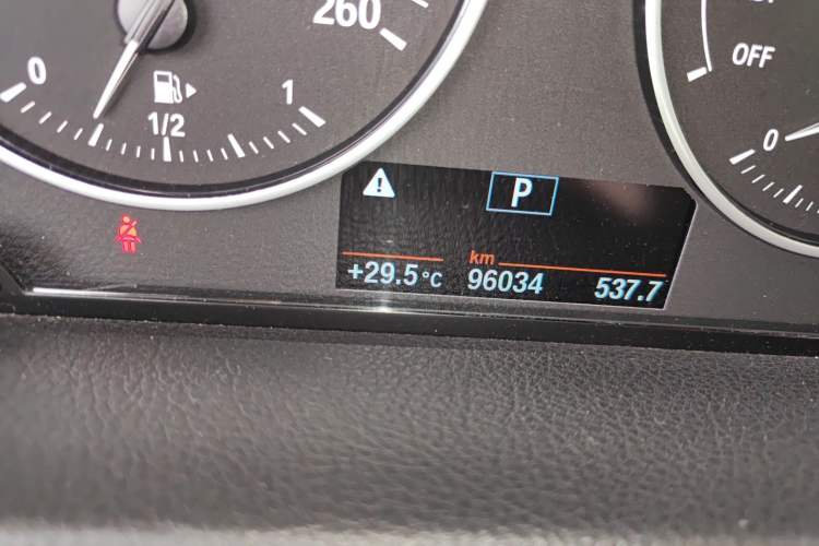 Used BMW 2 Series Active Tourer 2016 218i Leading Model Odometer Close Up