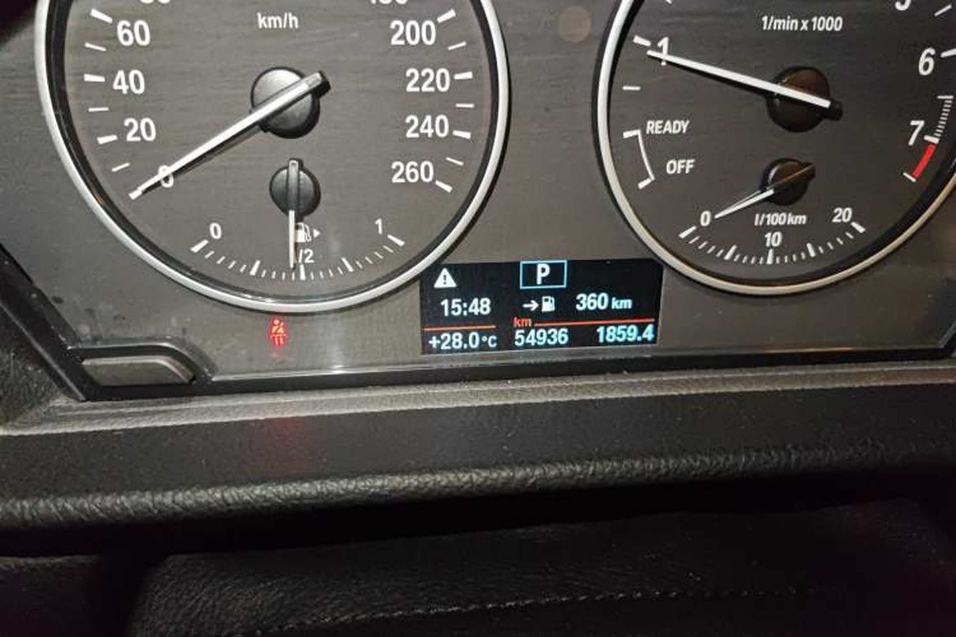 Used BMW 2 Series Active Tourer 2016 218i Leading Model Odometer Close Up