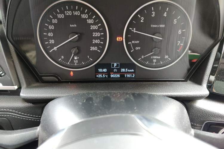 Used BMW 2 Series Active Tourer 2016 218i Sports Design Package Odometer Close Up