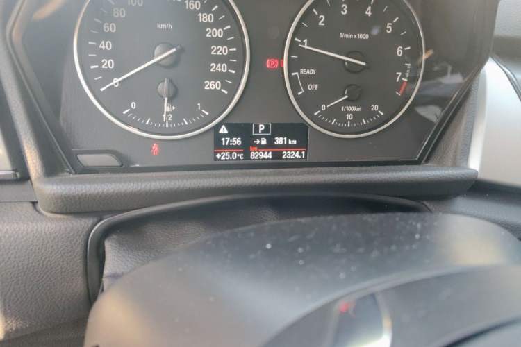 Used BMW 2 Series Active Tourer 2016 218i Leading Model Odometer Close Up