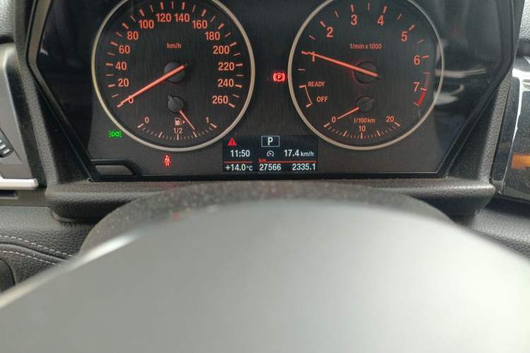 Used BMW 2 Series Active Tourer 2016 218i Sports Design Package Odometer Close Up