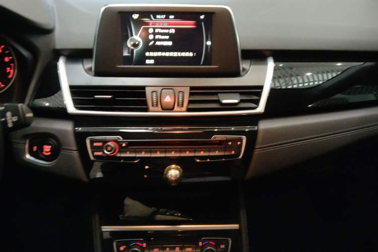 Used BMW 2 Series Active Tourer 2016 218i Sports Design Package Audio And AC Panel