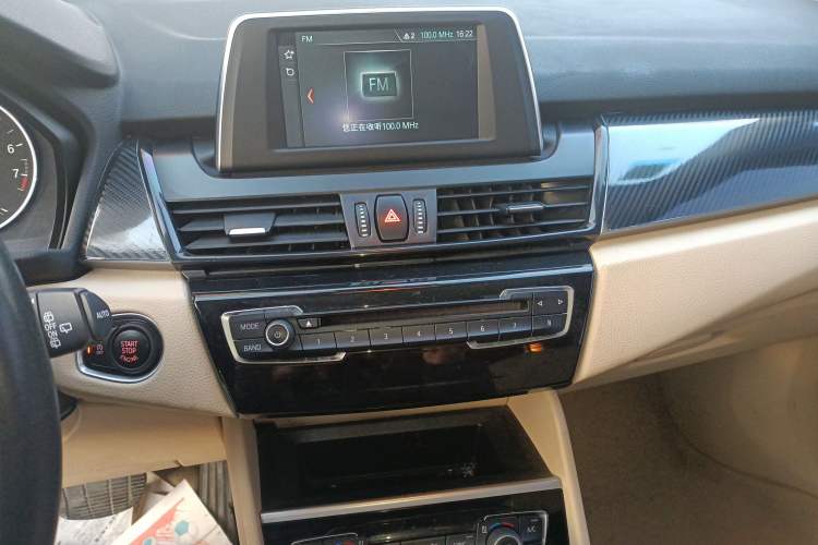 Used BMW 2 Series Active Tourer 2016 218i Leading Model Audio And AC Panel
