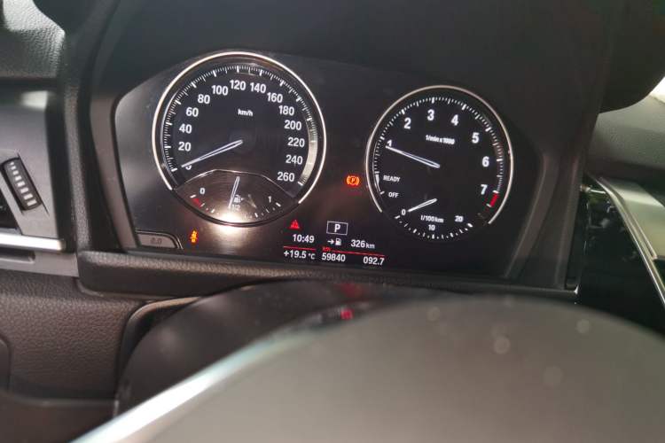 Used BMW 2 Series Active Tourer 2018 218i Leading Model Odometer Close Up
