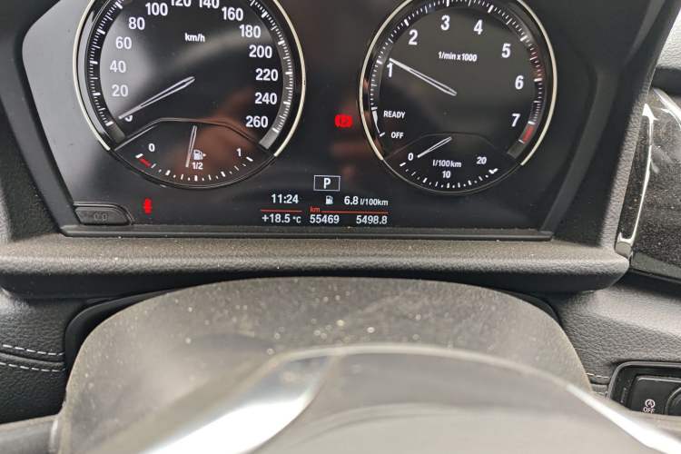 Used BMW 2 Series Active Tourer 2018 218i Premium Sports Package Odometer Close Up