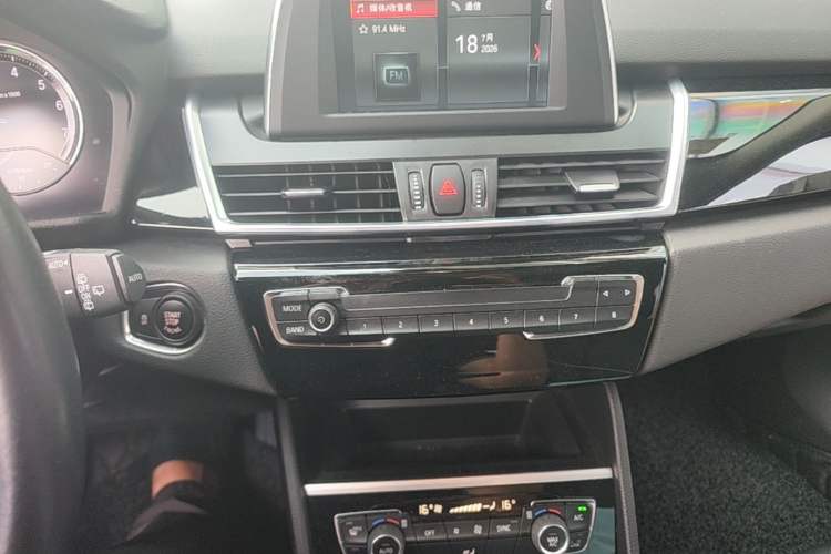 Used BMW 2 Series Active Tourer 2018 218i Leading Model Audio And AC Panel