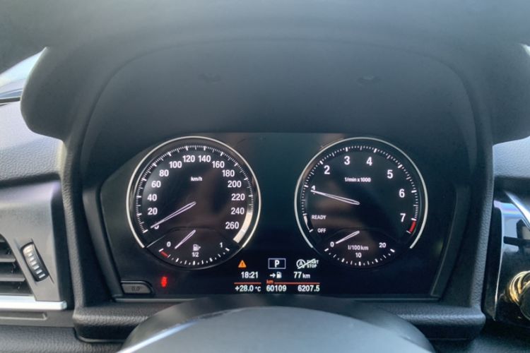 Used BMW 2 Series Active Tourer 2018 218i Premium Sports Package Odometer Close Up