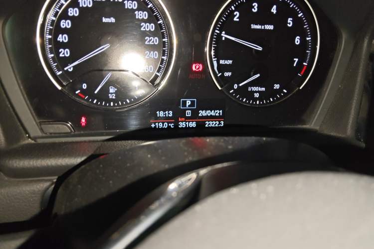 Used BMW 2 Series Active Tourer 2018 218i Leading Model Odometer Close Up