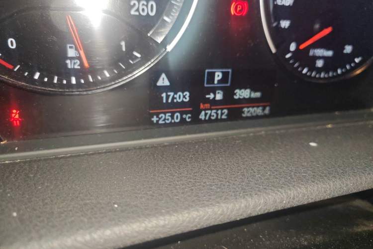 Used BMW 2 Series Active Tourer 2018 218i Leading Model Odometer Close Up