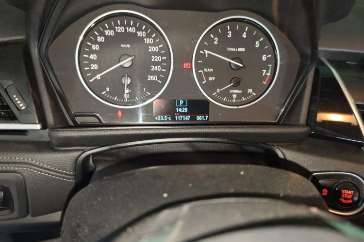 Used BMW 2 Series Active Tourer 2018 218i Leading Model Odometer Close Up