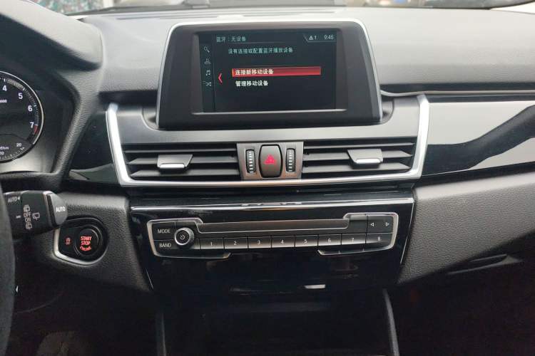 Used BMW 2 Series Active Tourer 2019 218i Fashion Model Audio And AC Panel