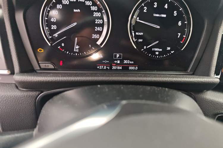 Used BMW 2 Series Active Tourer 2019 218i Leading Model Odometer Close Up