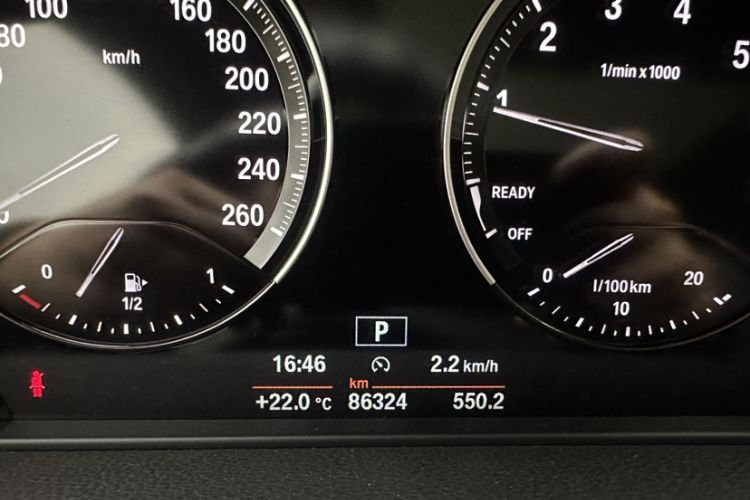 Used BMW 2 Series Active Tourer 2019 218i Leading Model Odometer Close Up