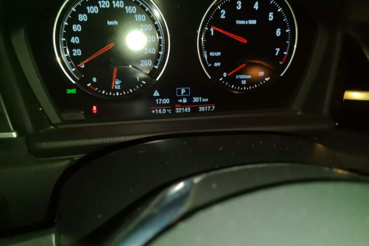 Used BMW 2 Series Active Tourer 2019 218i Leading Model Odometer Close Up