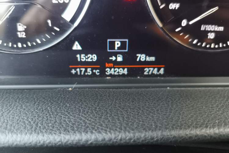 Used BMW 2 Series Gran Tourer 2019 220i Leading Model Odometer Close Up