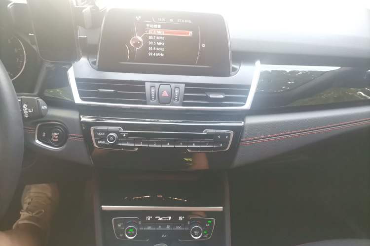 Used BMW 2 Series Gran Tourer 2015 218i Sports Design Package Audio And AC Panel