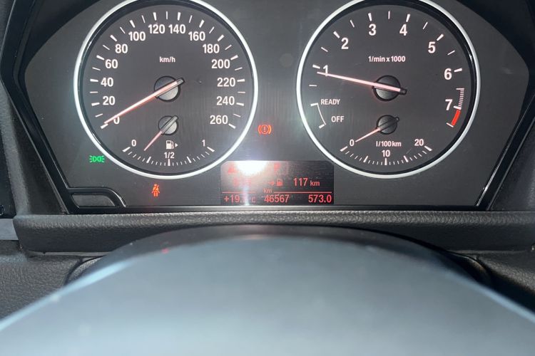 Used BMW 2 Series Gran Tourer 2015 218i Leading Model Odometer Close Up