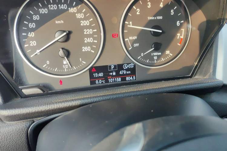 Used BMW 2 Series Gran Tourer 2015 218i Leading Model Odometer Close Up