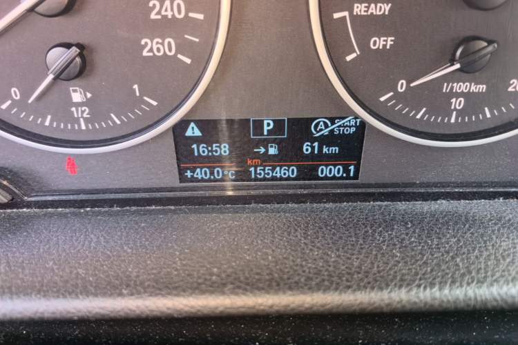 Used BMW 2 Series Gran Tourer 2015 218i Sports Design Package Odometer Close Up