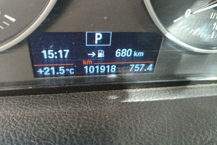 Used BMW 2 Series Gran Tourer 2015 218i Leading Model Odometer Close Up
