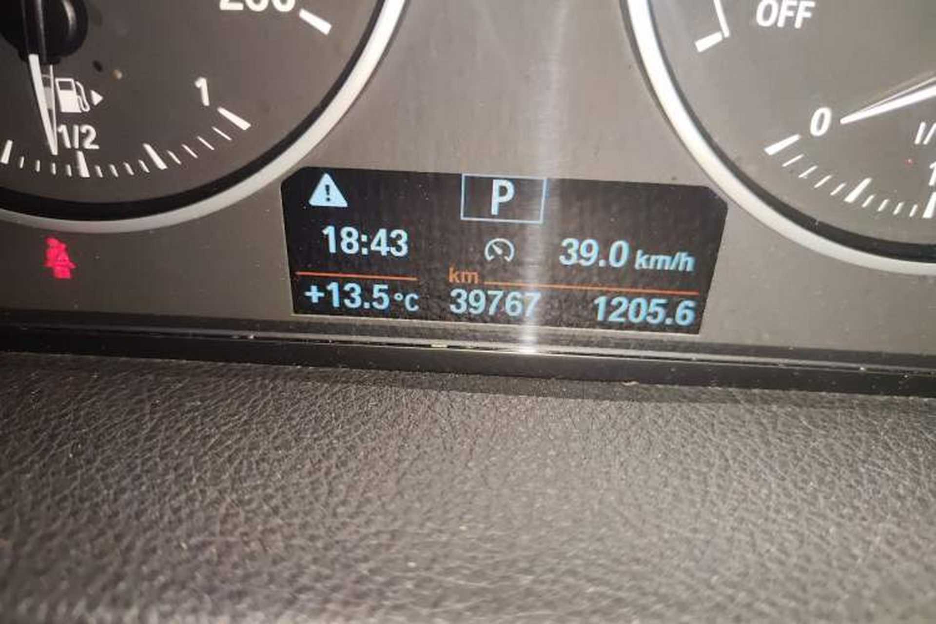 Used BMW 2 Series Gran Tourer 2015 218i Leading Model Odometer Close Up