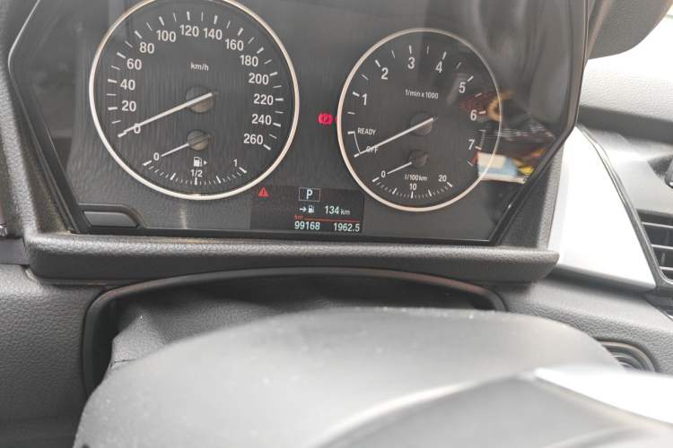 Used BMW 2 Series Gran Tourer 2015 218i Leading Model Odometer Close Up
