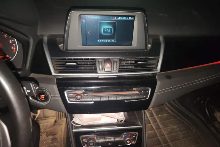 Used BMW 2 Series Gran Tourer 2015 218i Sports Design Package Audio And AC Panel