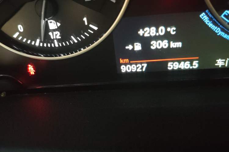 Used BMW 2 Series Gran Tourer 2015 218i Sports Design Package Odometer Close Up