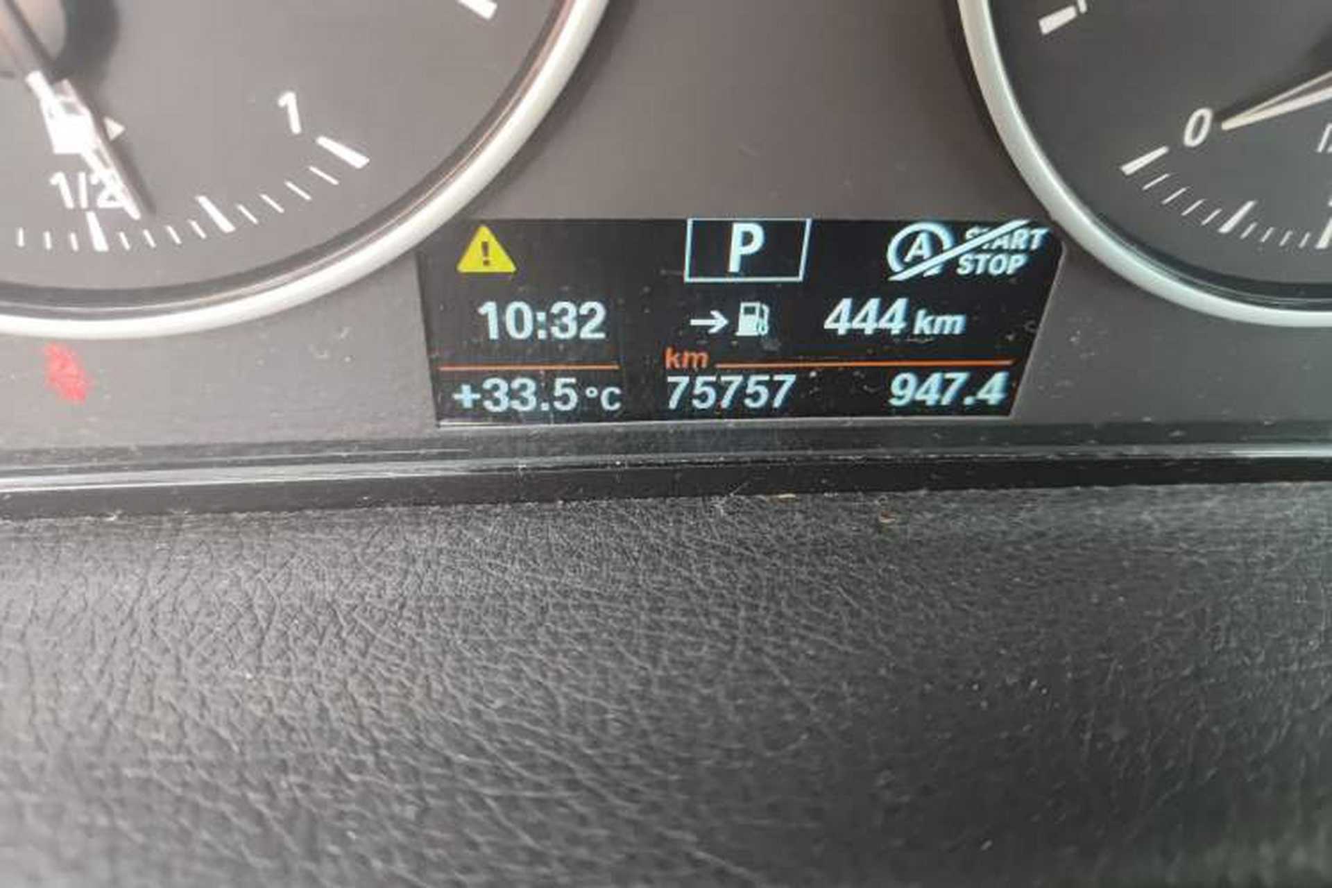 Used BMW 2 Series Gran Tourer 2015 218i Leading Model Odometer Close Up