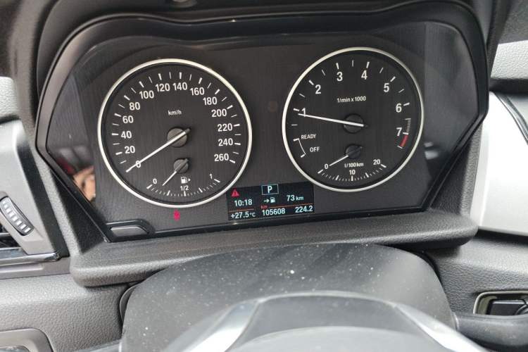 Used BMW 2 Series Gran Tourer 2015 218i Leading Model Odometer Close Up