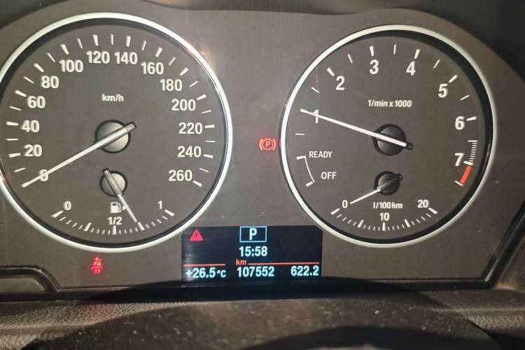 Used BMW 2 Series Gran Tourer 2015 218i Sports Design Package Odometer Close Up