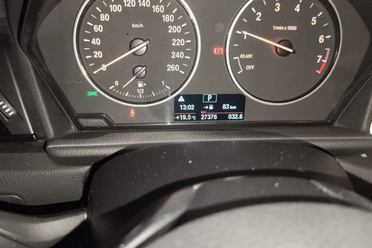 Used BMW 2 Series Gran Tourer 2015 218i Leading Model Odometer Close Up