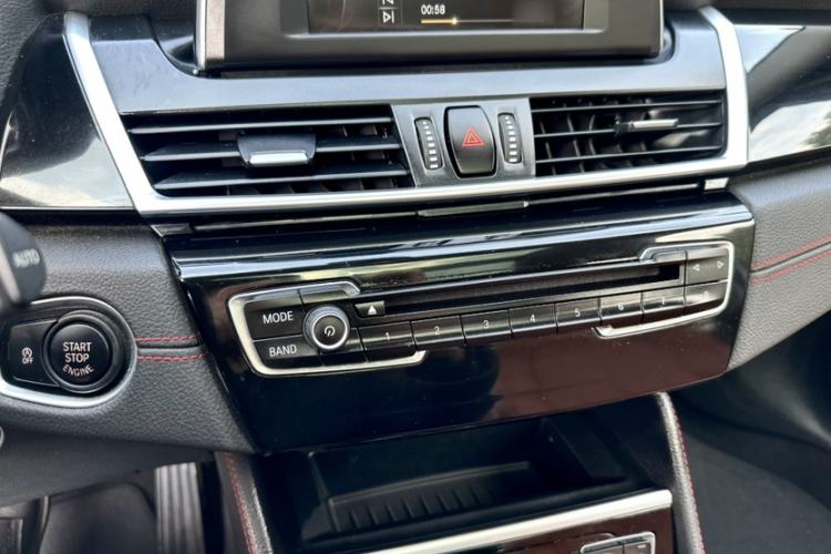 Used BMW 2 Series Gran Tourer 2015 218i Sports Design Package Audio And AC Panel