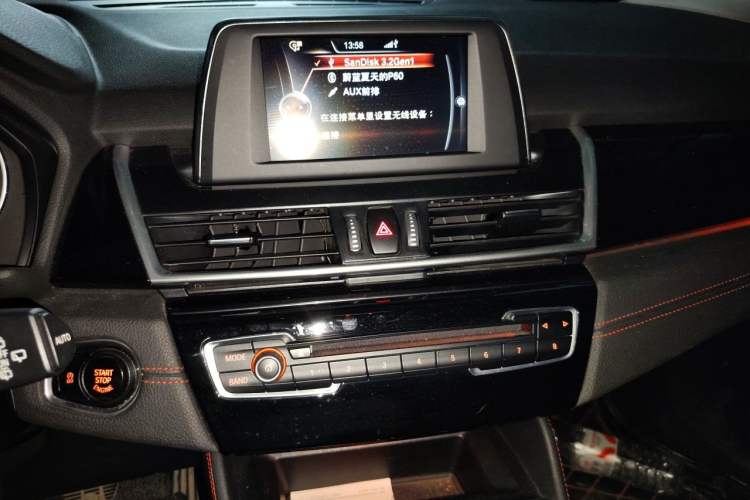 Used BMW 2 Series Gran Tourer 2015 218i Sports Design Package Audio And AC Panel