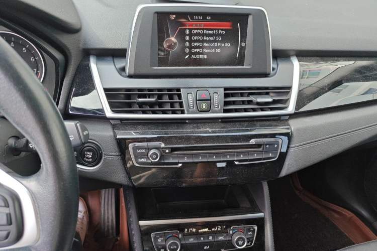 Used BMW 2 Series Gran Tourer 2015 218i Sports Design Package Audio And AC Panel