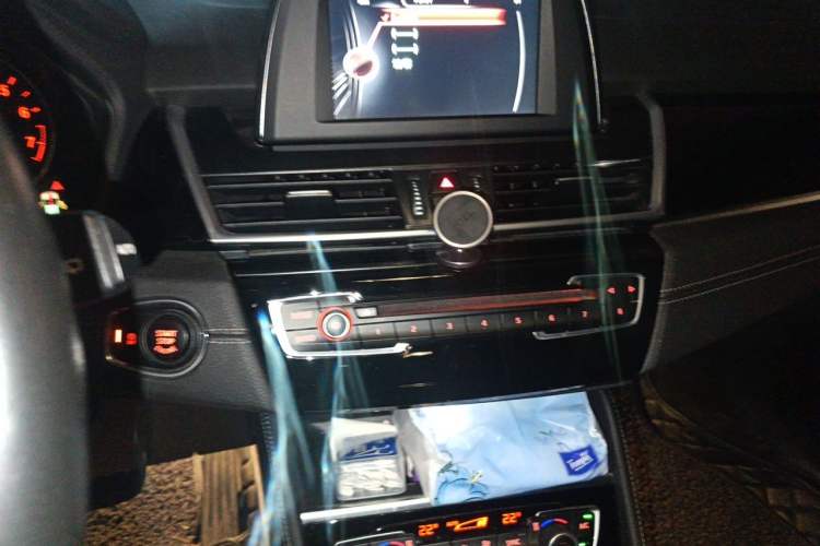 Used BMW 2 Series Gran Tourer 2015 218i Sports Design Package Audio And AC Panel