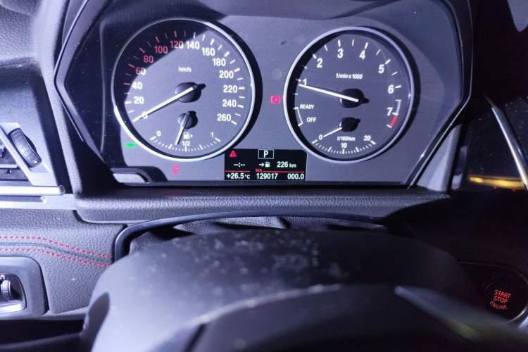 Used BMW 2 Series Gran Tourer 2015 218i Sports Design Package Odometer Close Up