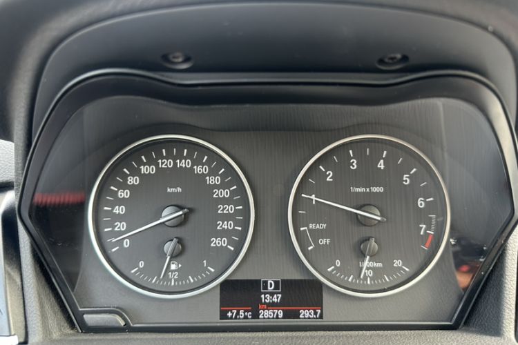 Used BMW 2 Series Gran Tourer 2015 218i Sports Design Package Odometer Close Up