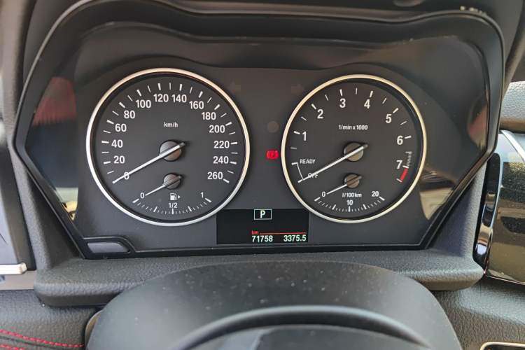 Used BMW 2 Series Gran Tourer 2015 218i Sports Design Package Odometer Close Up