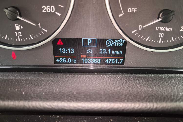 Used BMW 2 Series Gran Tourer 2015 218i Sports Design Package Odometer Close Up