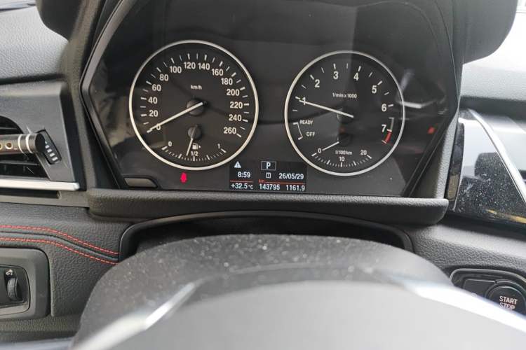 Used BMW 2 Series Gran Tourer 2015 218i Sports Design Package Odometer Close Up