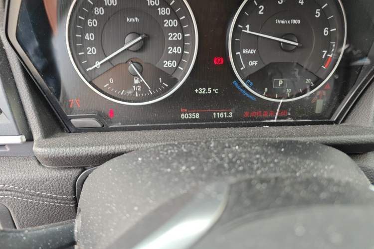 Used BMW 2 Series Gran Tourer 2015 218i Sports Design Package Odometer Close Up