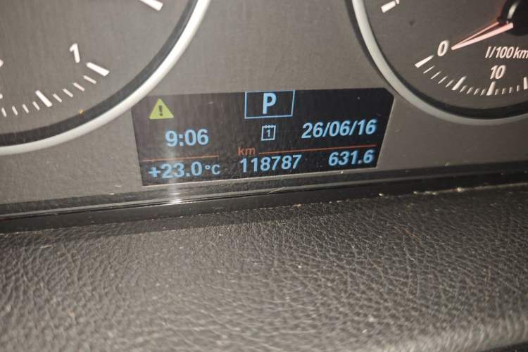 Used BMW 2 Series Gran Tourer 2015 218i Leading Model Odometer Close Up