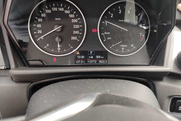 Used BMW 2 Series Gran Tourer 2015 218i Leading Model Odometer Close Up