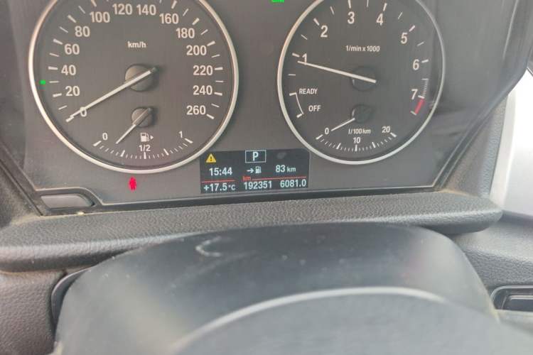 Used BMW 2 Series Gran Tourer 2015 218i Leading Model Odometer Close Up