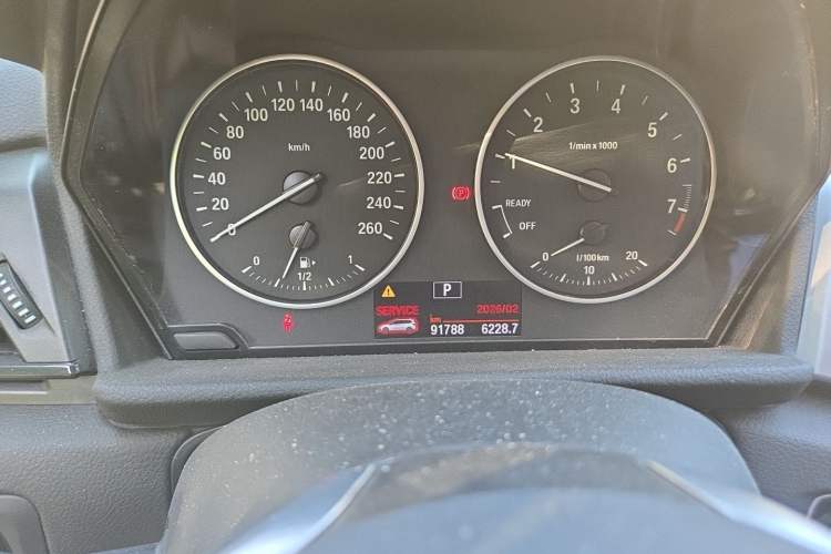 Used BMW 2 Series Gran Tourer 2015 218i Leading Model Odometer Close Up