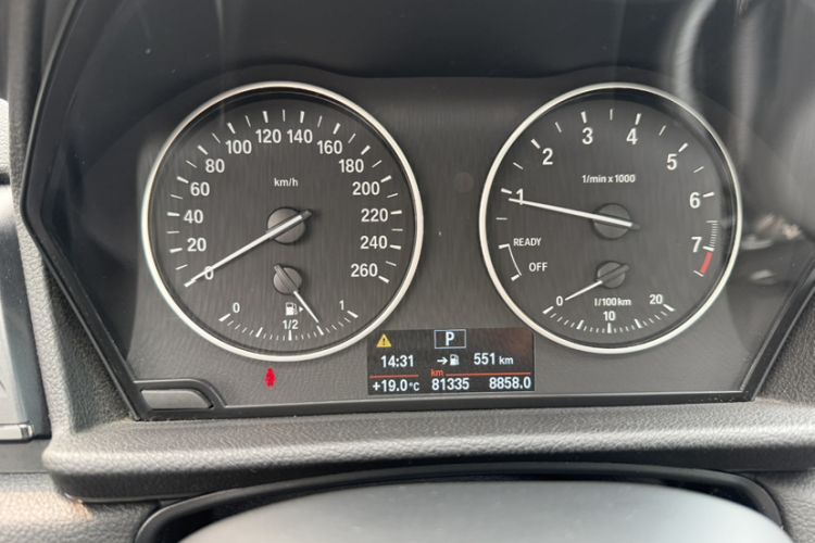 Used BMW 2 Series Gran Tourer 2015 218i Leading Model Odometer Close Up
